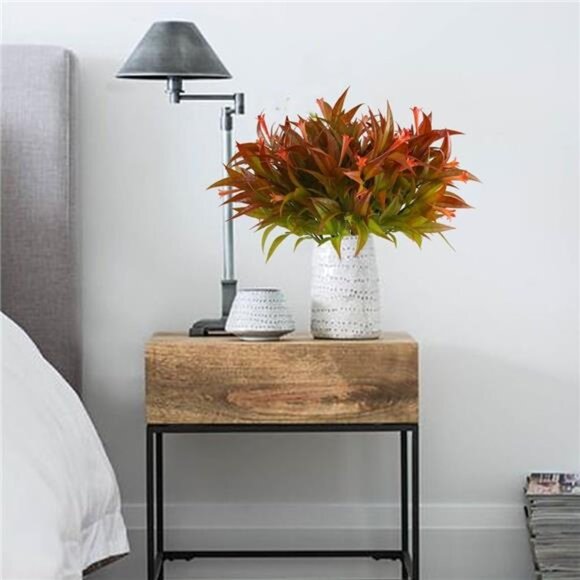 Fake Flower Plants 4 PCS Artificial Greenery Stems Morning Glory Shrubs Bushes - Picture 4 of 8